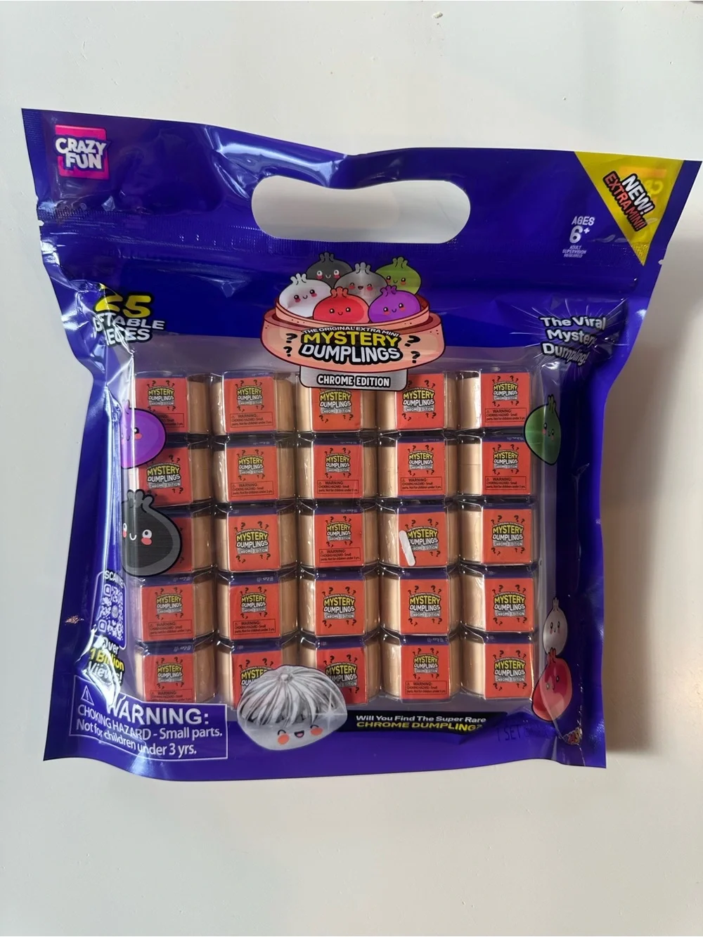 25 Pack of RMS Mystery Mini Dumplings - Chrome Edition